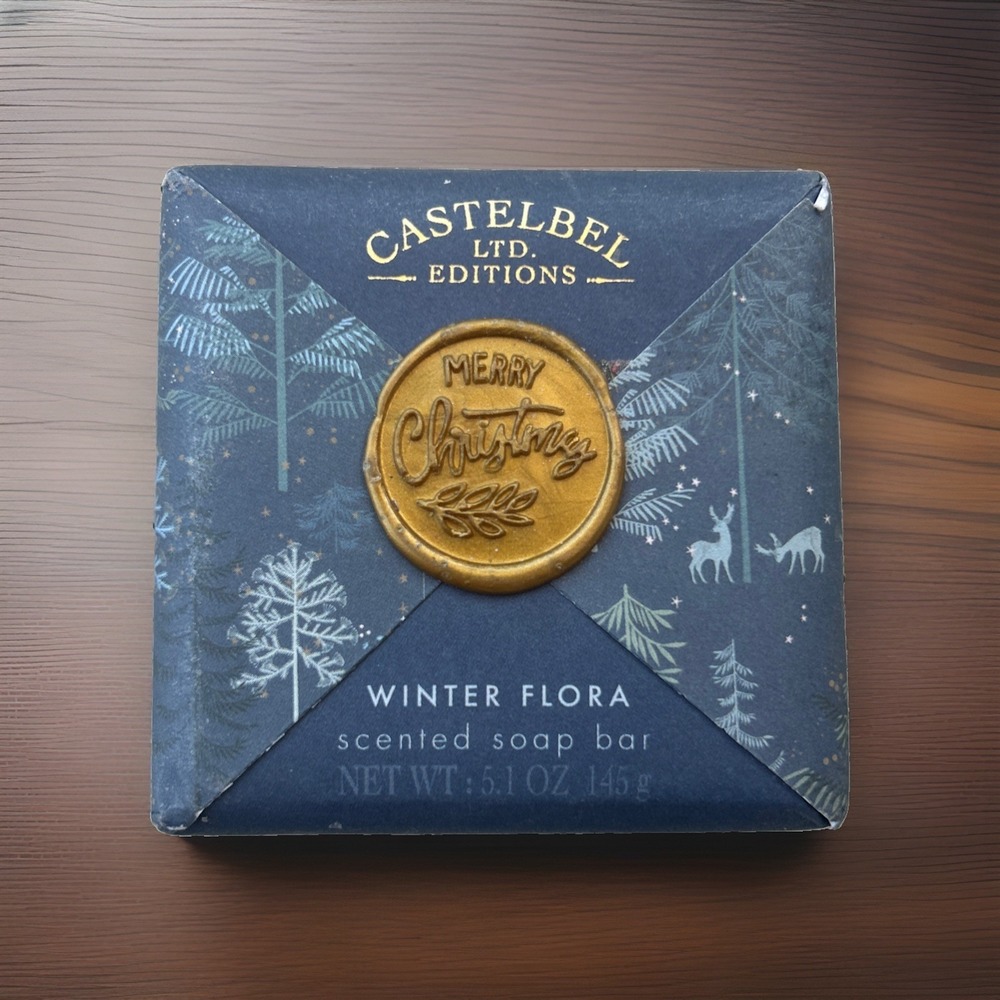 World Market exclusive Castelbel Luxe‎ Seal Bar Soap winter flora New - wax seal